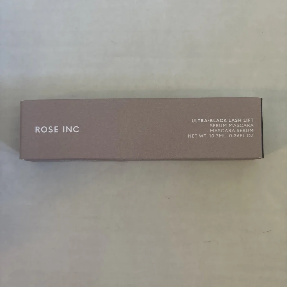 Rose Inc Ultra Black Lash Lift Serum Mascara 10.7 ml .36 fl oz Full Size NIB